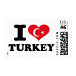 I love Turkey flag Stamp