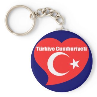 I love Turkey keychain