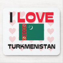I Love Turkmenistan mousepads by tshirtshirts I Love Turkmenistan mousepads