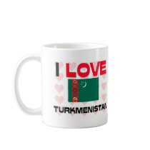 I Love Turkmenistan mugs