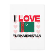 I Love Turkmenistan postcards