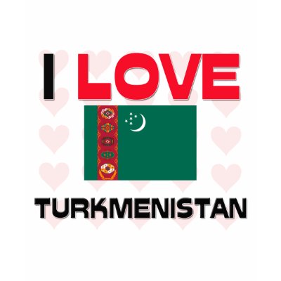 I Love Turkmenistan T Shirts by tshirtshirts