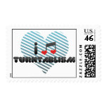 I Love Turntablism postage