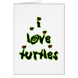 I Love Turtles Cards