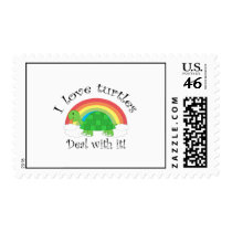 I love turtles deal withit stamps