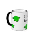 I Love Turtles mugs