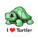 I love Turtles stickers