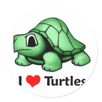 I love Turtles stickers by TheRealShuba I love Turtles stickers