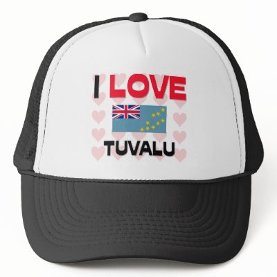 I Love Tuvalu Trucker Hat by tshirtshirts