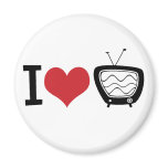 I Love TV magnets
