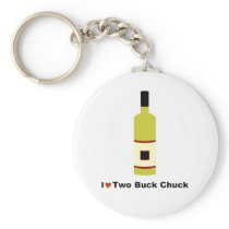 I Love Two Buck Chuck Key Chains