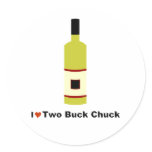 I Love Two Buck Chuck stickers