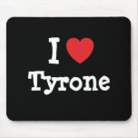 I love Tyrone heart custom personalized Mouse Mat