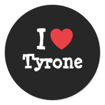 I love Tyrone heart custom personalized stickers by funnycustomtshirts I love Tyrone heart custom personalized stickers