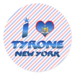 I love Tyrone, New York Stickers