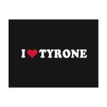I LOVE TYRONE POSTCARDS