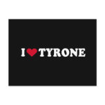 I LOVE TYRONE POSTCARDS