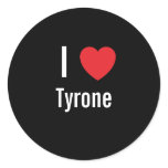 I love Tyrone Round Stickers