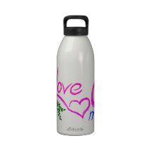 I Love U Mom Drinking Bottles