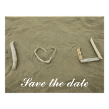 I love U on the beach Announcements