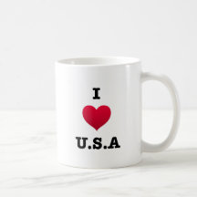 I love U.S.A Coffee Mug