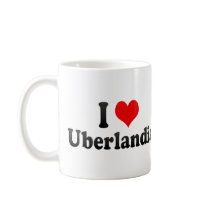 I Love Uberlandia, Brazil Coffee Mugs