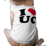 I LOVE UC DOG TSHIRT