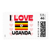 I Love Uganda postage by tshirtshirts I Love Uganda postage