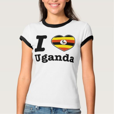 I love Uganda Shirts by afrocaribbean