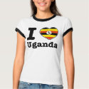 I love Uganda t-shirts by afrocaribbean I love Uganda t-shirts