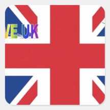 I LOVE UK STICKERS