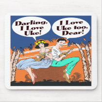 I Love Uke Mousepad