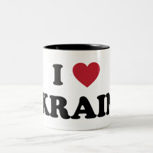 I Love Ukraine Mugs