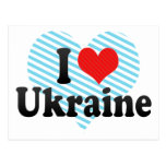I Love Ukraine Post Card