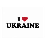 I Love Ukraine Post Cards