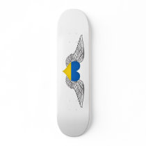 I Love Ukraine -wings Skate Board