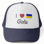 I Love Ukrainian Girls Hats