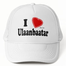 I Love Ulaanbaatar hats