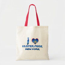 I love Ulster Park, New York Canvas Bag