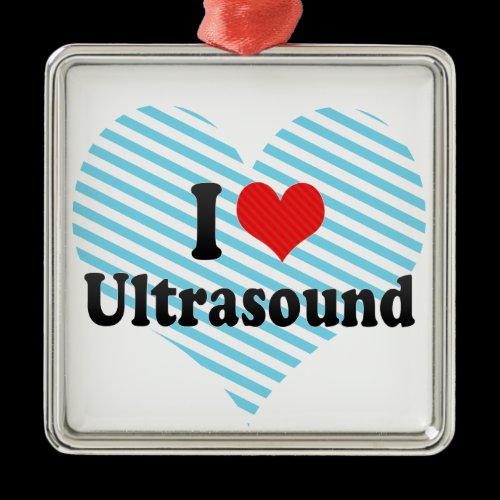 I Love Ultrasound Christmas Tree Ornaments