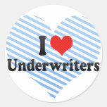 I Love Underwriters Sticker