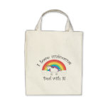 I love unicorns Deal with it! Canvas Bag