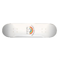 I love unicorns Deal with it! Skateboard Deck