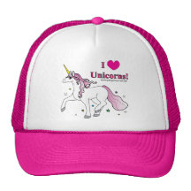I Love Unicorns! Mesh Hat