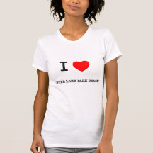 I Love UPPER LAKE PARK BEACH T Shirt