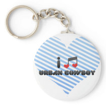 I Love Urban Cowboy Key Chain