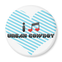 I Love Urban Cowboy Magnet
