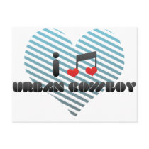 I Love Urban Cowboy Post Card