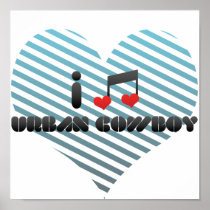 I Love Urban Cowboy Print
