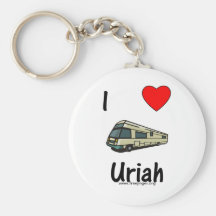 I Love Uriah (pic) Key Chain